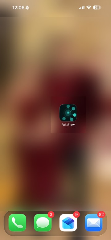 FaktFlow na iPhone